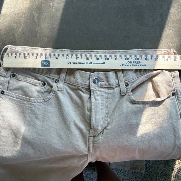 Old Navy Mens 5 Pocket Slim Light Khaki Built in Flex 34X30 Preppy Office Casual - Picture 12 of 12